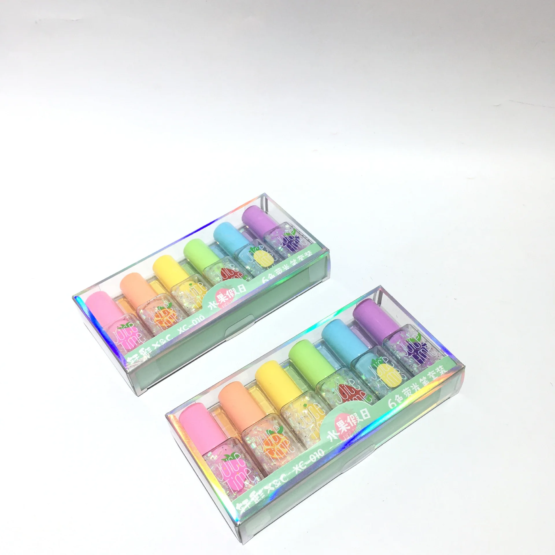 DIY nail polish shape glitter gold powder graffiti painting highlights highlighter