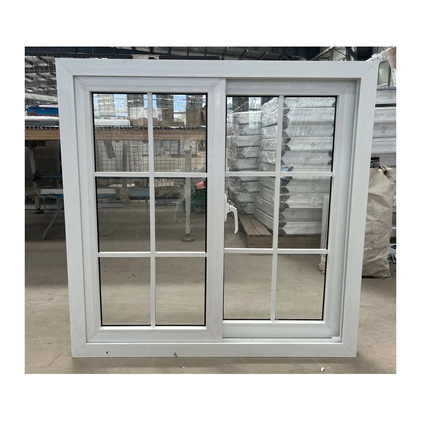 Высокое качество ПВХ раздвижные стеклянные окна UPVC с двойным остеклением