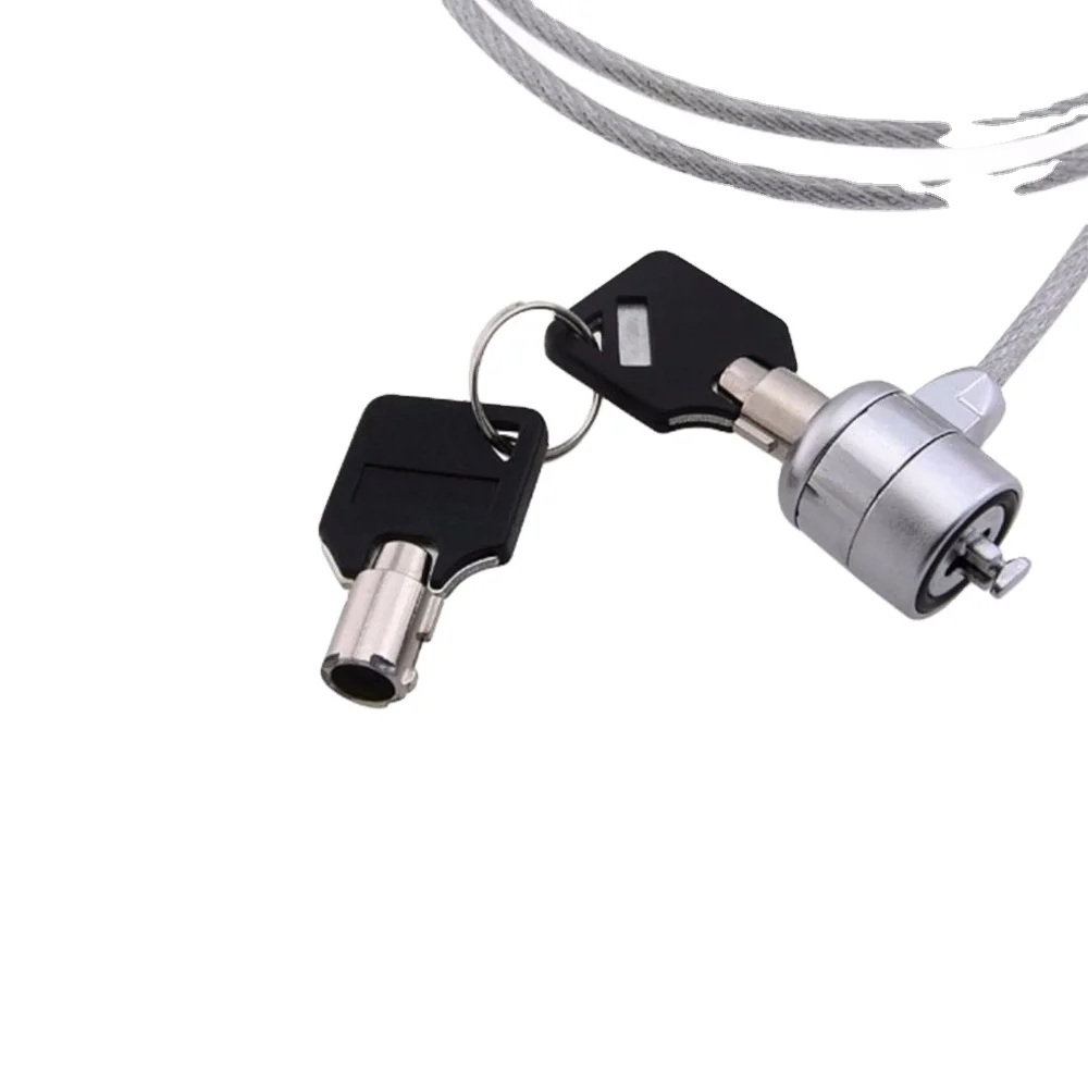 Factory price laptop Cable Lock With Key Laptop Lock