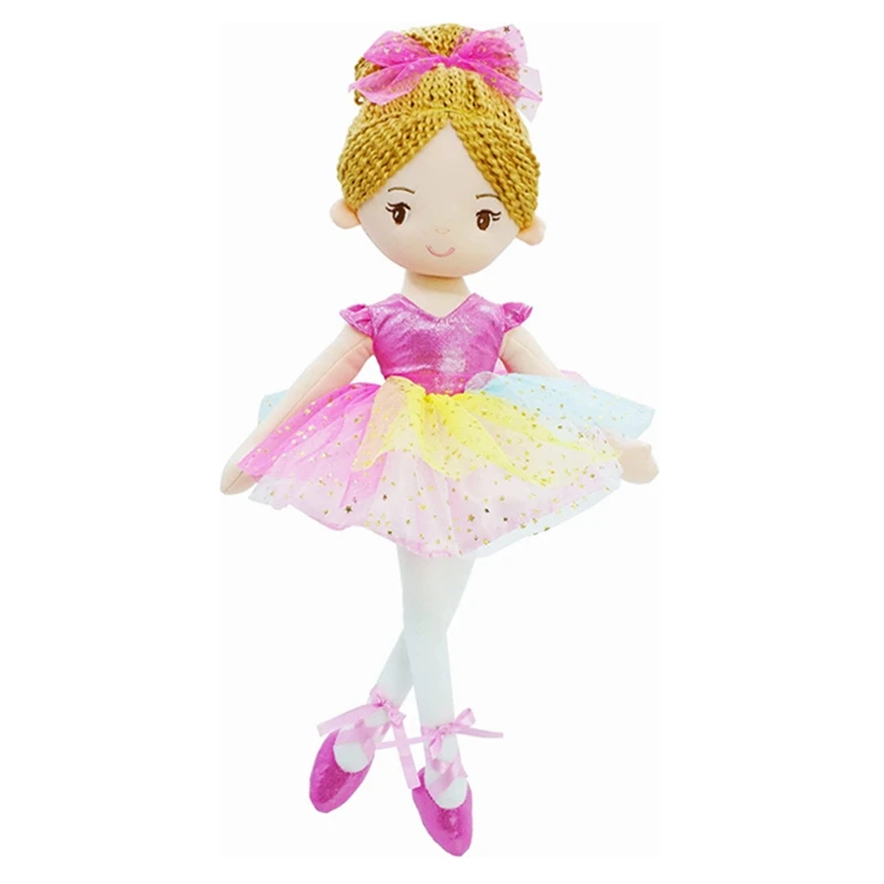 2025 Custom Wholesale Ballerina Dolls Soft Plush Ballerina Doll Baby Toys Kids Gift