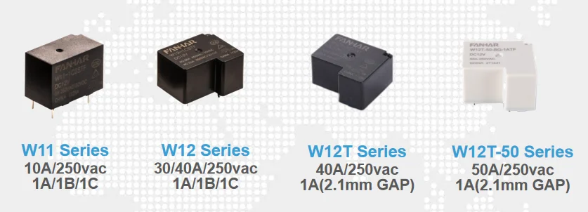 W18-1AST-DC12V POWER RELAY 1 open contacts Contact material AgSnO2