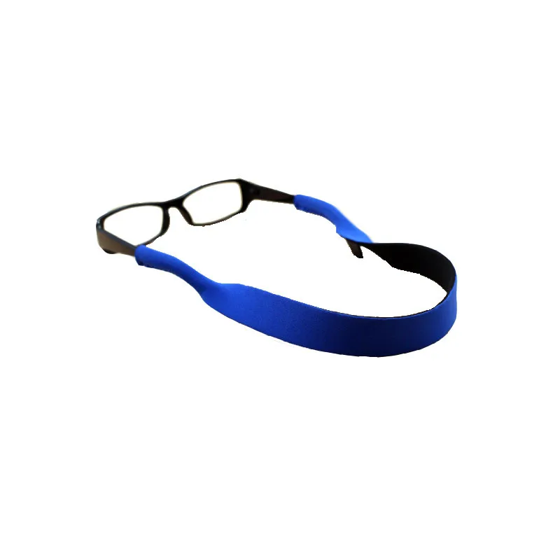 Wholesale Custom logo Adjustable elastic Neck strap Neoprene glasses strap swimming floating sunglasses strap