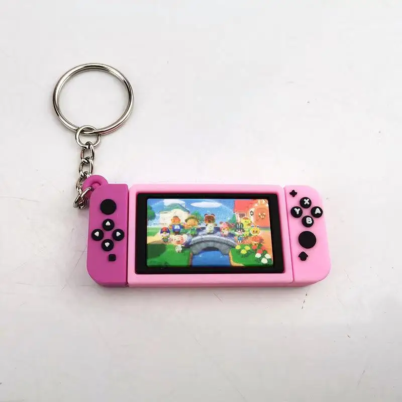 game fans Keychain for Switch Mechanical Switch Switches Tester Kit Toys Stress Relief keyring small decoration girl birthday