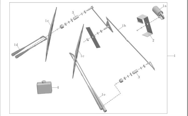 ZD2733 auto parts Chinese Bus truck windshield wiper motor