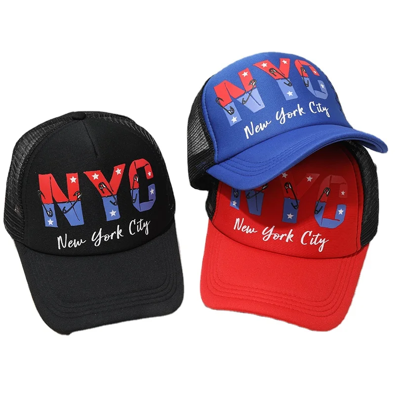 
Wholesale women and mans promotional short bill foam plain trucker cap mesh cap disigner trucker caps 