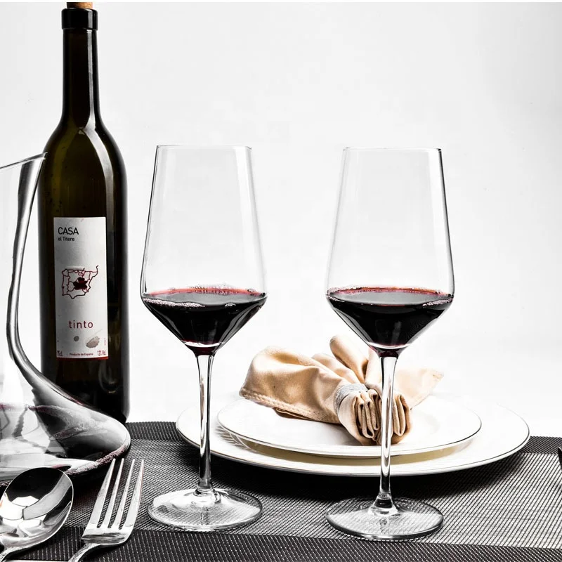 Wholesale Customized Luxury Crystal Wine Glass Goblet Wine Glasses