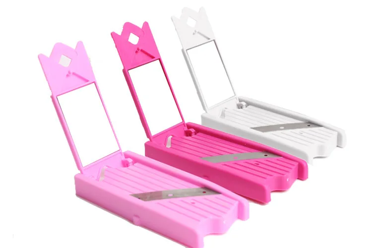 Cucumber Beauty Slicer with mirror Detachable fruit peeler Cucumber slicer Hand handy facial mask