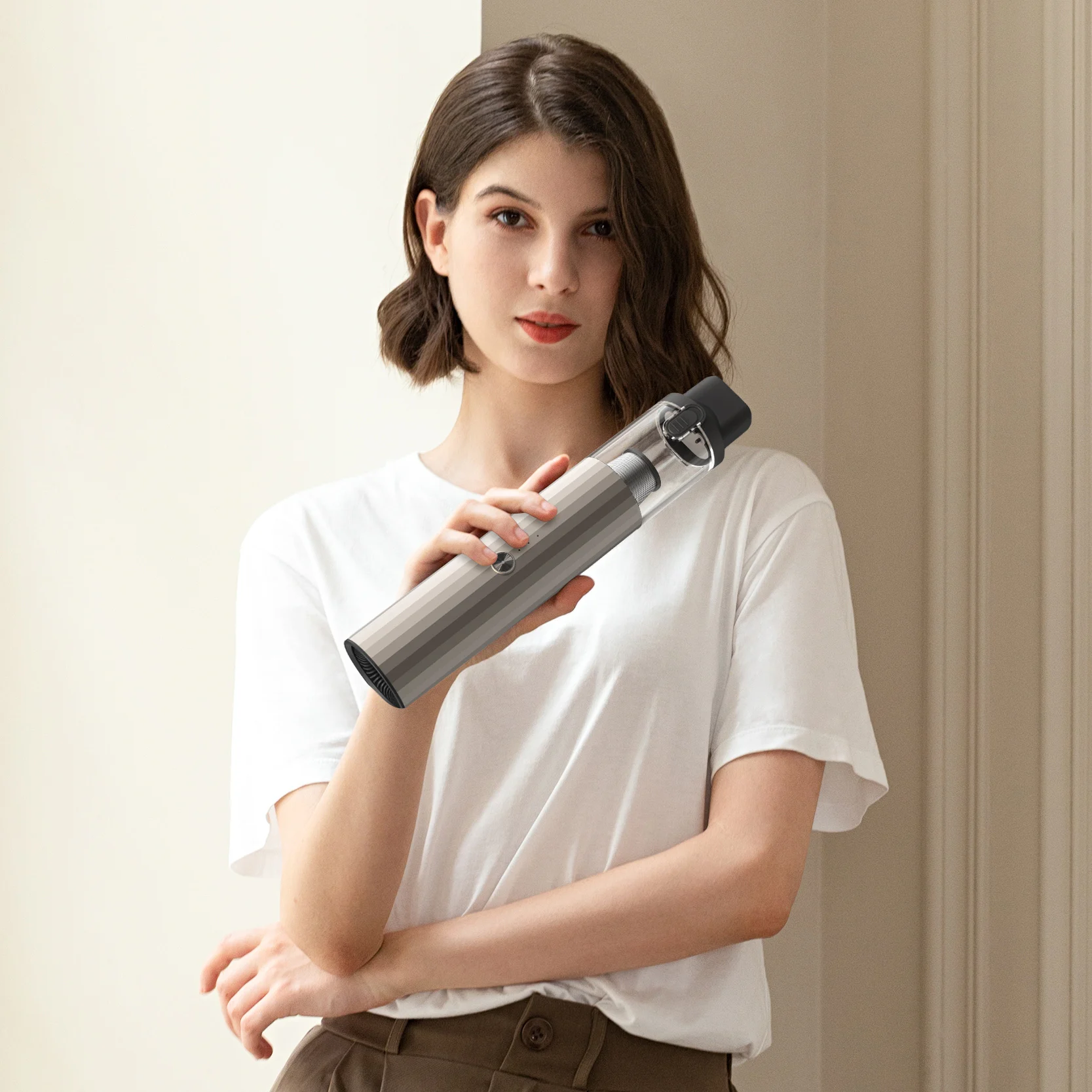 50mins Long Runtime BLDC Rechargeable Wet and Dry Cordless Car Vacuum Cleaner with Blow Function