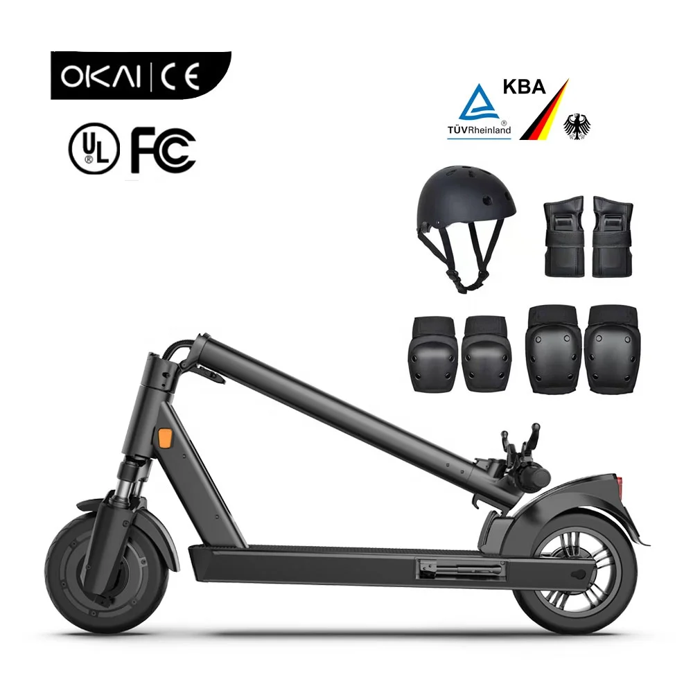 
36V/10.4Ah 350W/700W Motor 25Km/h 40Km Max 2021 GOLD OKAI Offroad Electric Scooters 