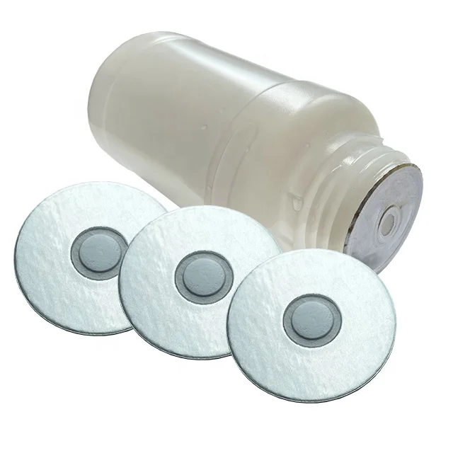 32mm 32-410 vented induction aluminum white color seal cap for pet bottle