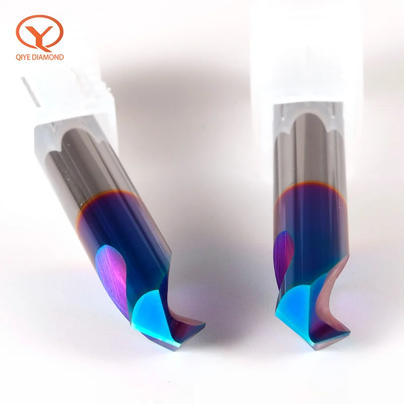 Qiye CNC HRC65 Solid 90 Degree Carbide Centre Drills Center Drill Bit