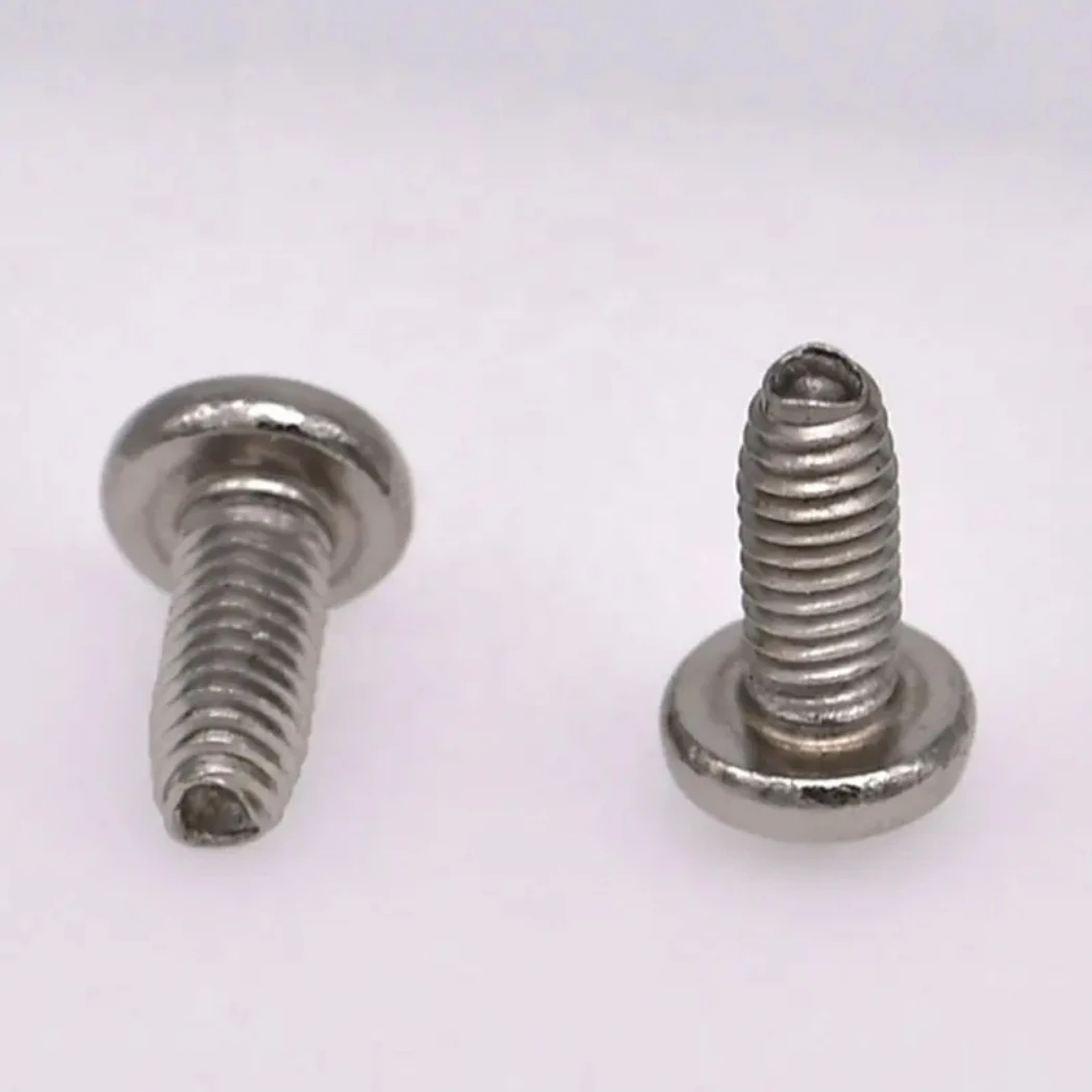 Steel Triangle Tooth Cross Recessed Trail Triangle Screw GB6560 Cross Recessed Pan Head Thread Rolling Screws