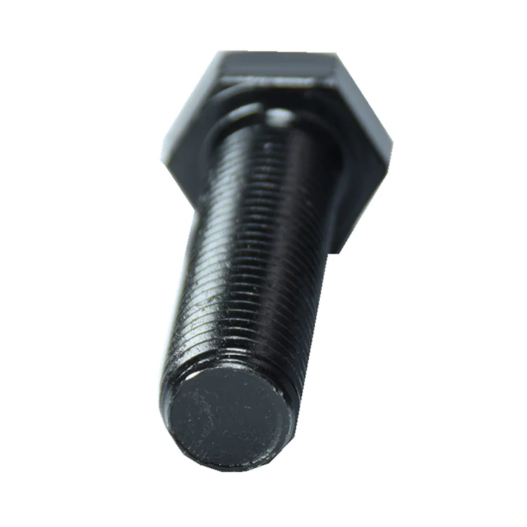 Black Oxide Surface Treatment High Tensile DIN933 Carbon Steel Hexagon Head Bolts