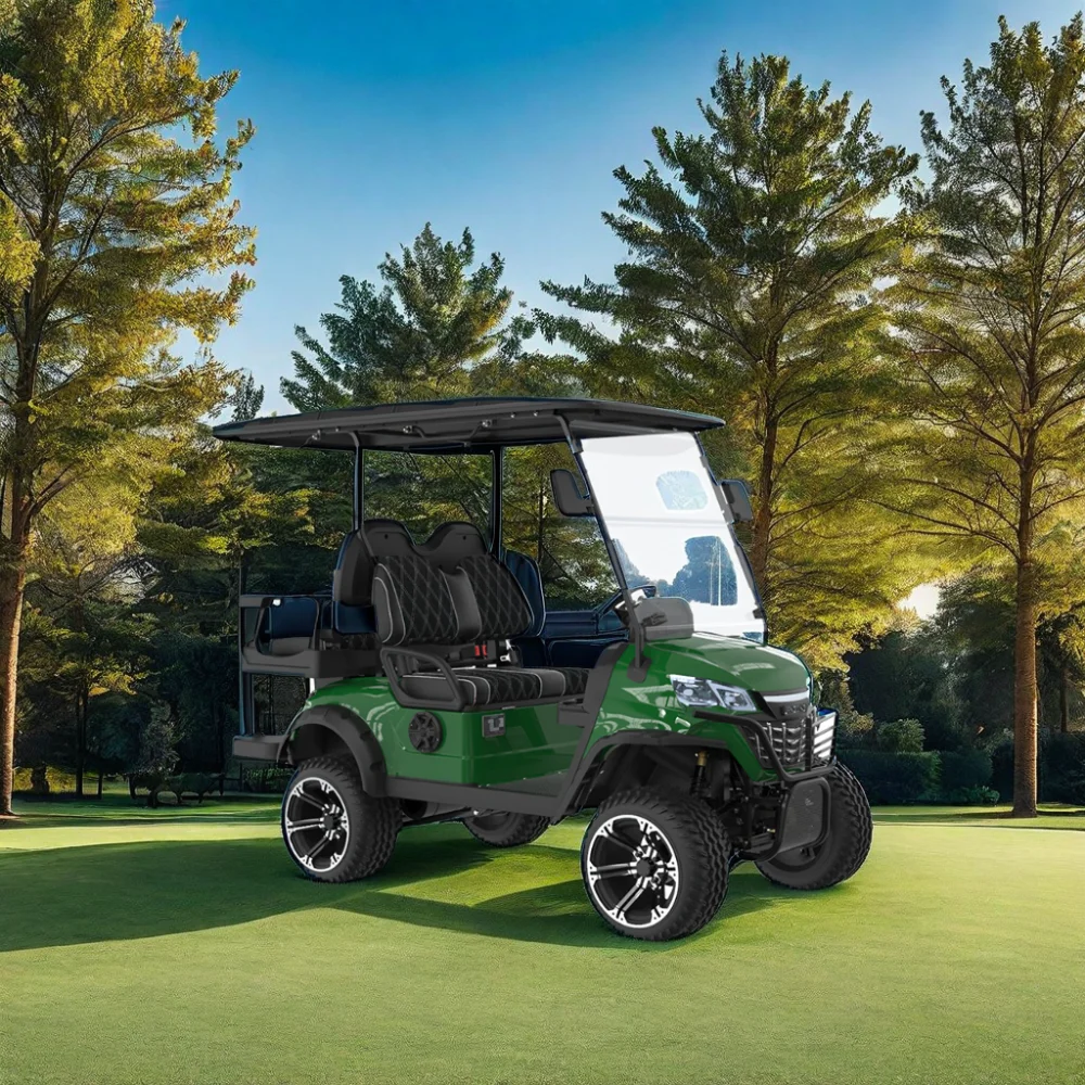 High Quality 4 Seats Factory Price Golf Car Lithium Battery Operated Off Road Custom Electric Golf Hunting Cart