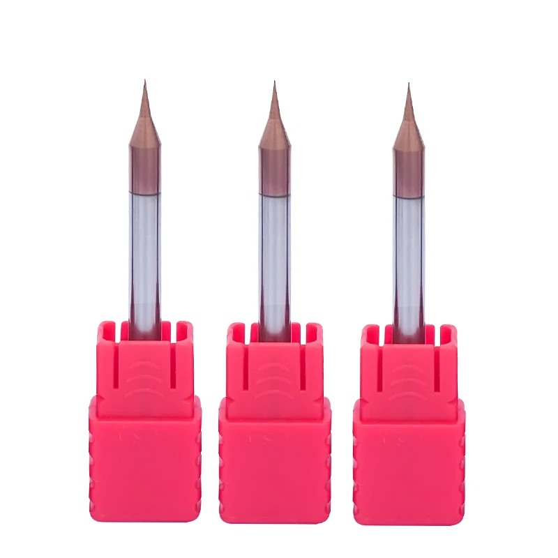 MTS HRC55 0.5mm micro diameter soild carbide milling cutting tool Micro grain square end mill