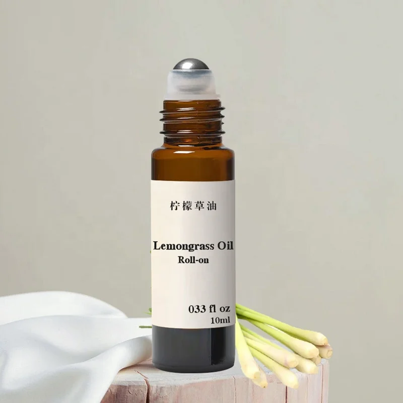 Lemongrass Fragrance Oil Aromatic Lemongrass Essential Oil Roll-on For Diffusers Home and Travel