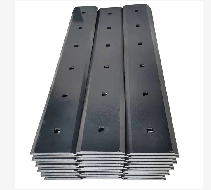 excavator cutting edges with adapters  loader dozer grader attachement single bevel blades GET