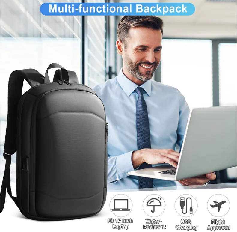 Waterproof Travel Laptop Backpacks with USB Charger Port  College Laptop Backpacks Gifts for Men Women
