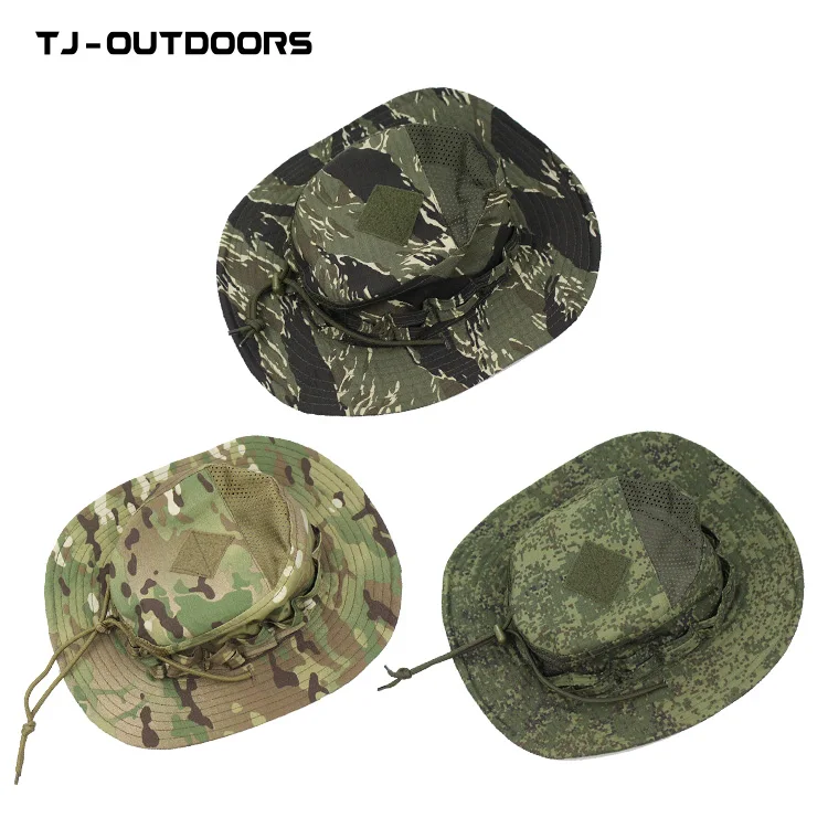 TJ-OUTDOORS Hunting gear Camouflage Jungle sports hat Concealed Hunter hat Fishing Bonnie hat