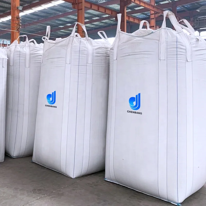 
Factory Low price bulk bag FIBC big 500kg 1000kg Jumbo Bag Dimension for hydrated lime fly ash 