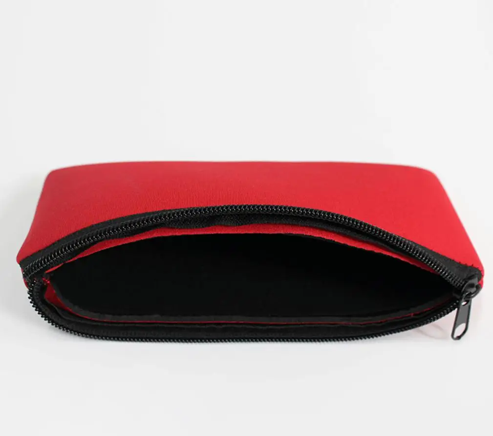 New Arrive Customized Neoprene Stationery Case / Foldable Pencil Pouch/ Zipper Pen Bag Schools & Offices Neoprene Pencil Case