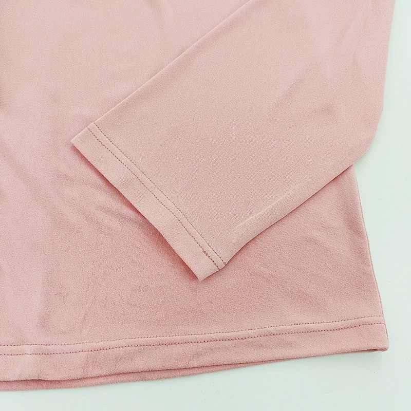 Wholesale Classic Polyester Modal Women Long Sleeves Pajamas, Spring Autumn Home Wear Two Pieces Casual Bra Pad Pajamas