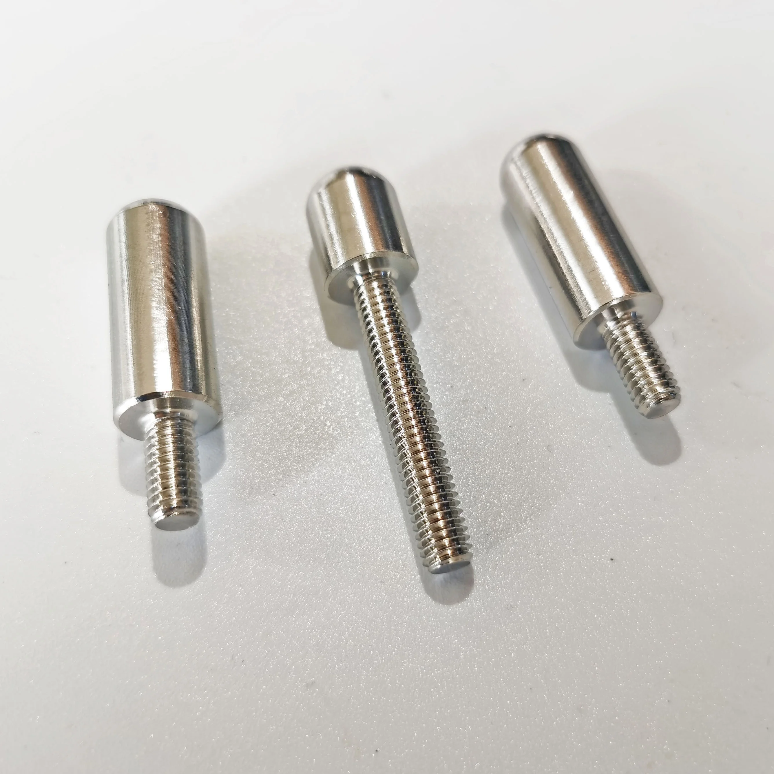 Custom CNC Turned Fastener Non-standard Typical Shape Round Head Screw