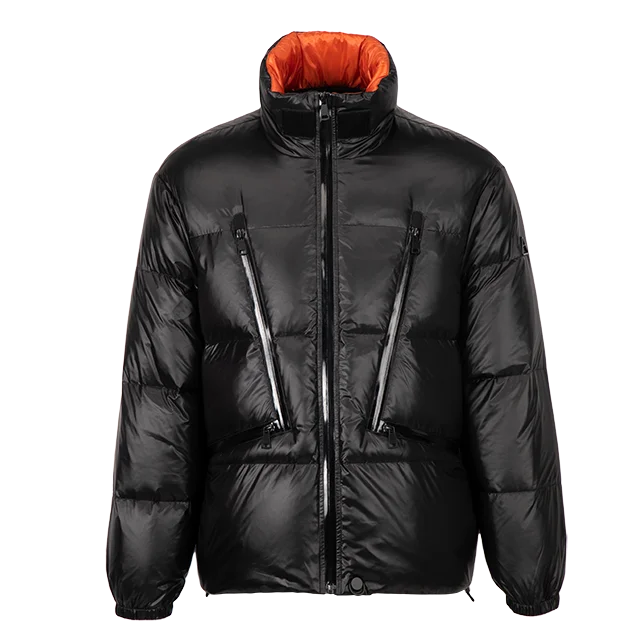Горячая Распродажа, зимняя Классическая Высококачественная Мужская куртка, модная блестящая мужская пуховая куртка
