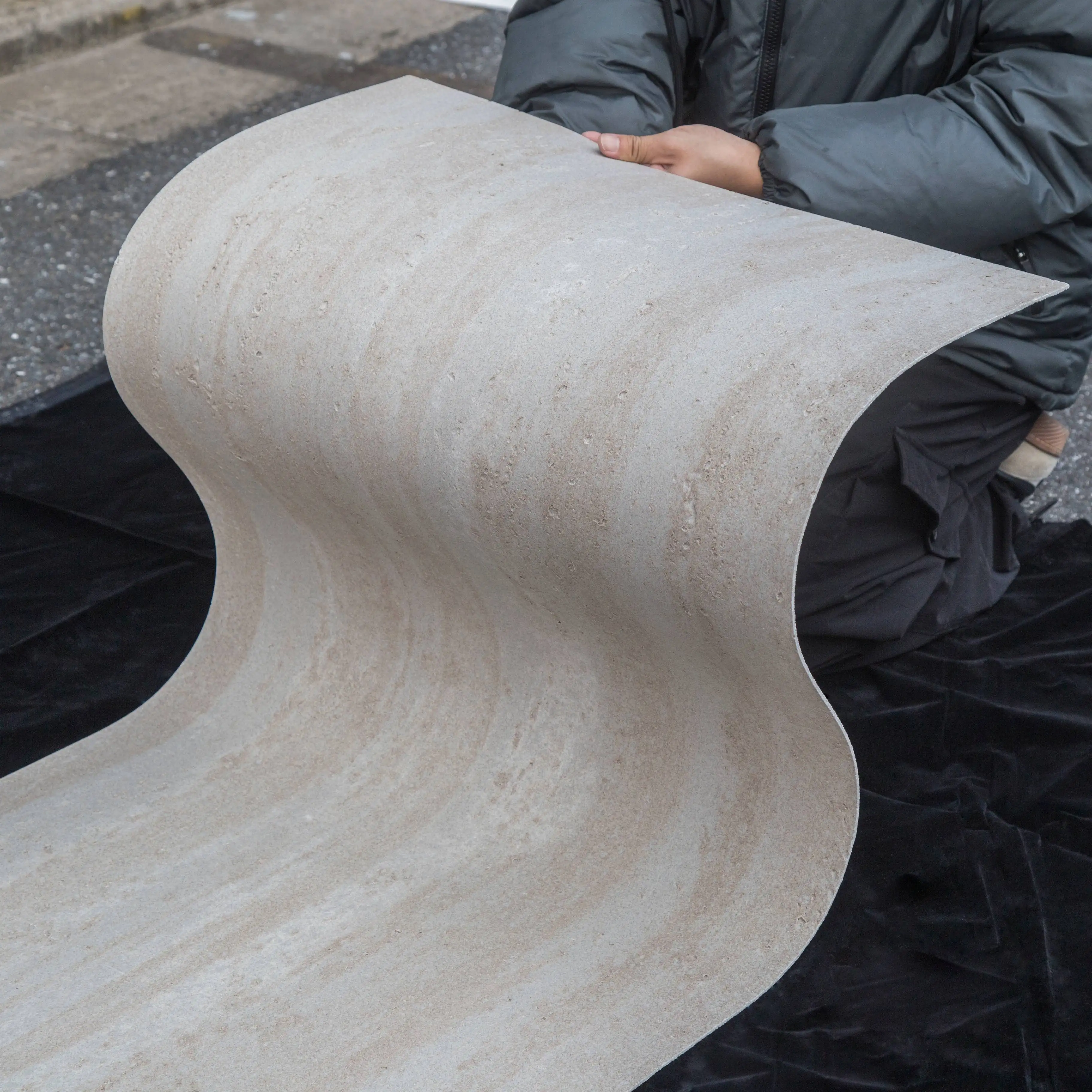 Justone MCM Flexible cutting Stone fabric stone Wall wall Tiles Bendable Exterior and Interior Decoration Natural Stone na