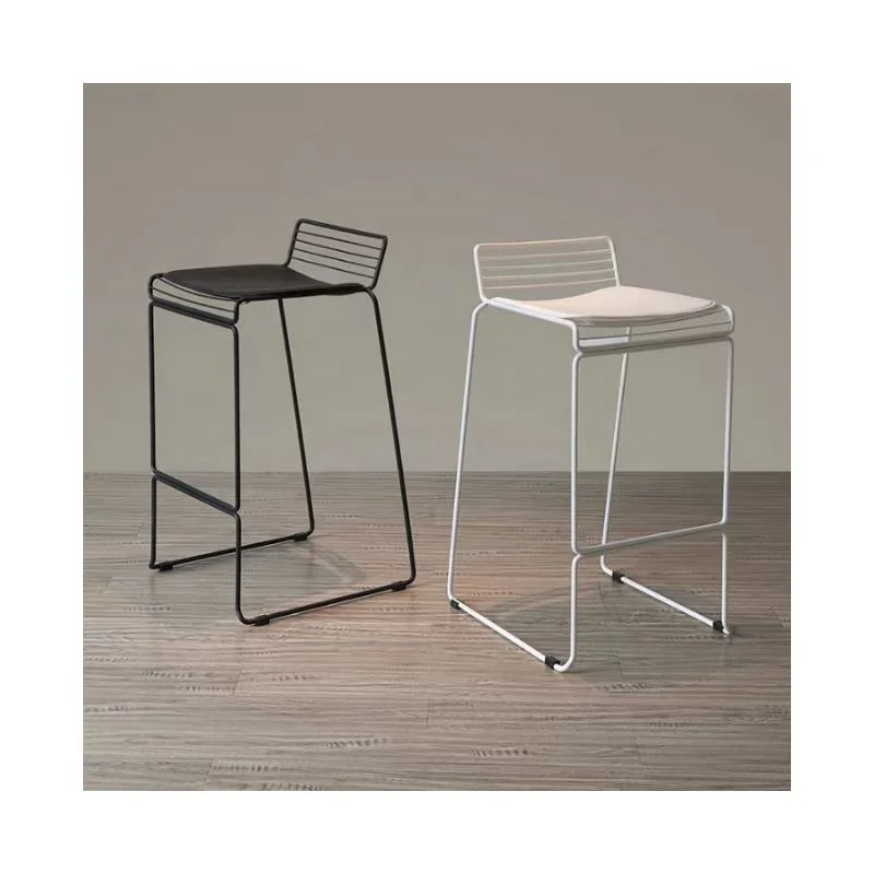 Hot sales luxury Modern hand made Outdoor kitchen cafe high home Bar stools Bar Chair counter height chair wire chair