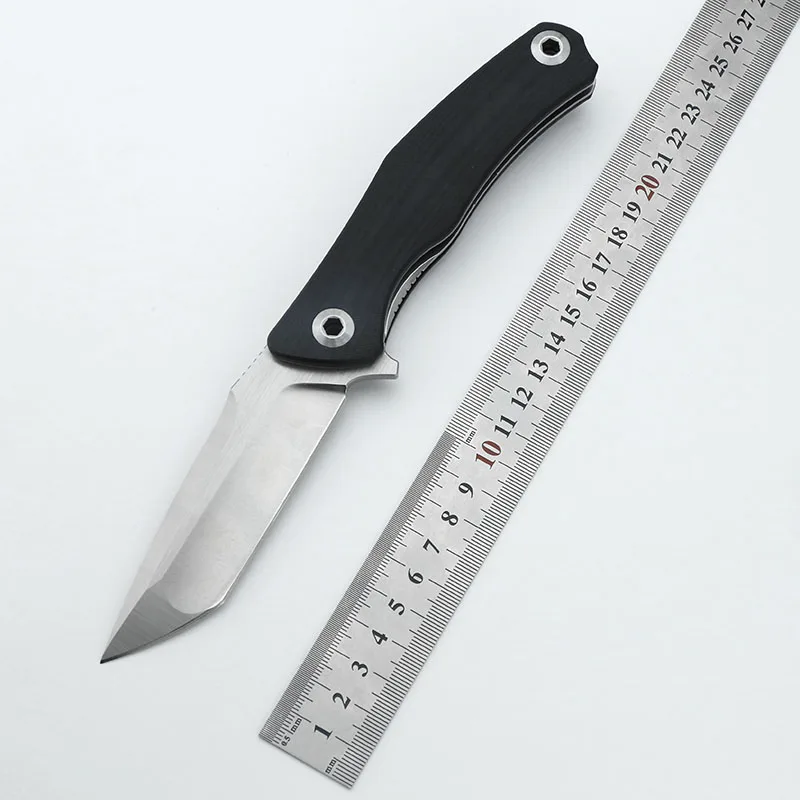 9Cr18Mov LIVEWIRE Pocketknife outdoor Survival knife ASSERT BLACK Folding Knife camp High quality Pocket EDC knives G10 Handle