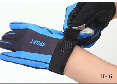  Мужские и женские ice silk non-slip полный палец перчатки тренировочные спортивные