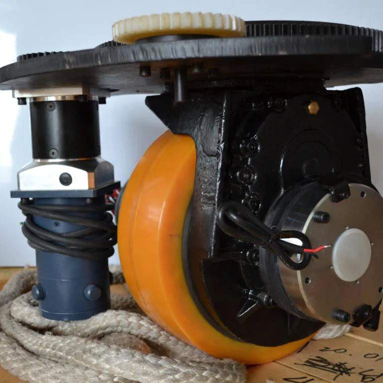 OEM 1100W 48V Robot Steerings AGV Forklift Accessories Electric Hub Brushed DC Motor AGV Driven Wheel Omni