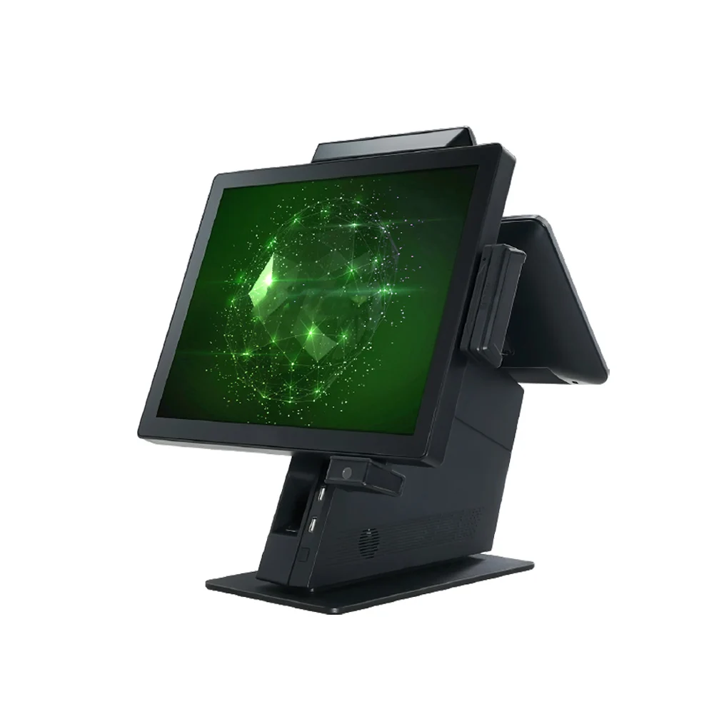 Тонкий дизайн подставки с мелким следом Windows кассовый аппарат Pos система сенсорный экран Компьютер деньги машина