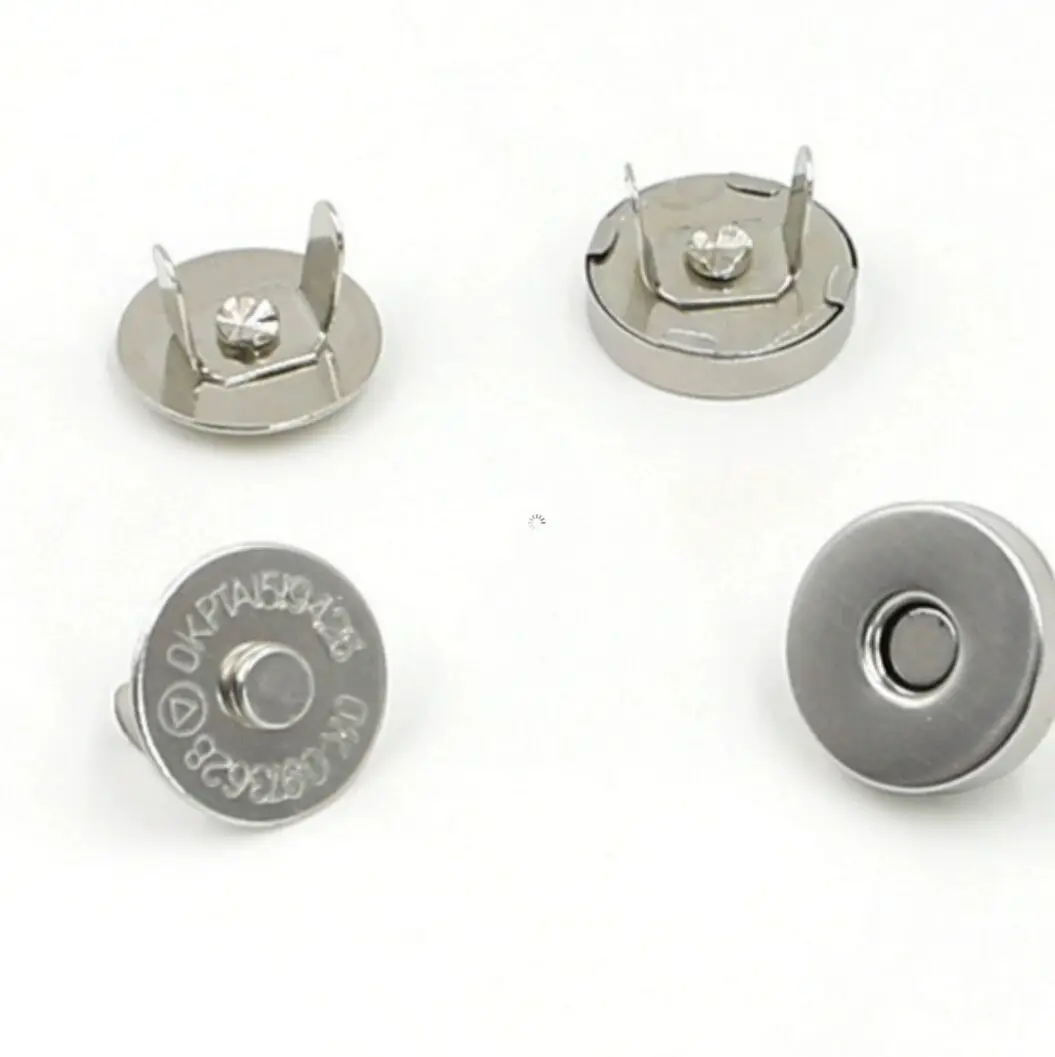Factory wholesale Round Strong Magnet Snap Metal Magnetic Button For Clothing Handbag