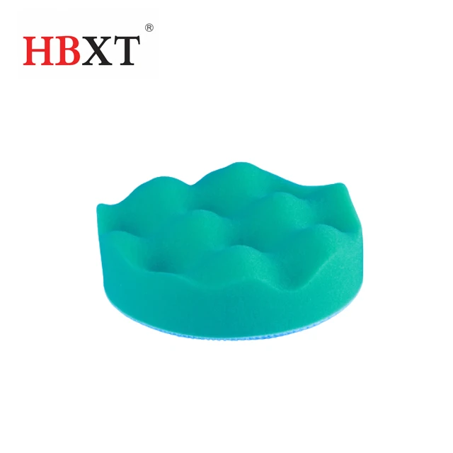 3'  Black Finish Polishing  Pads Microfiber Pad Waffle Buffing Pads, Foam Polish Pad for Auto Compounding, polish and waxing