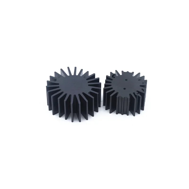 
OEM customized high quality round extrusion aluminum heat sink 
