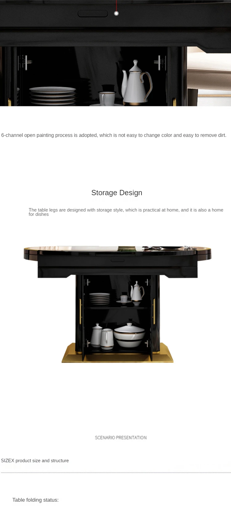 6 chair dining table