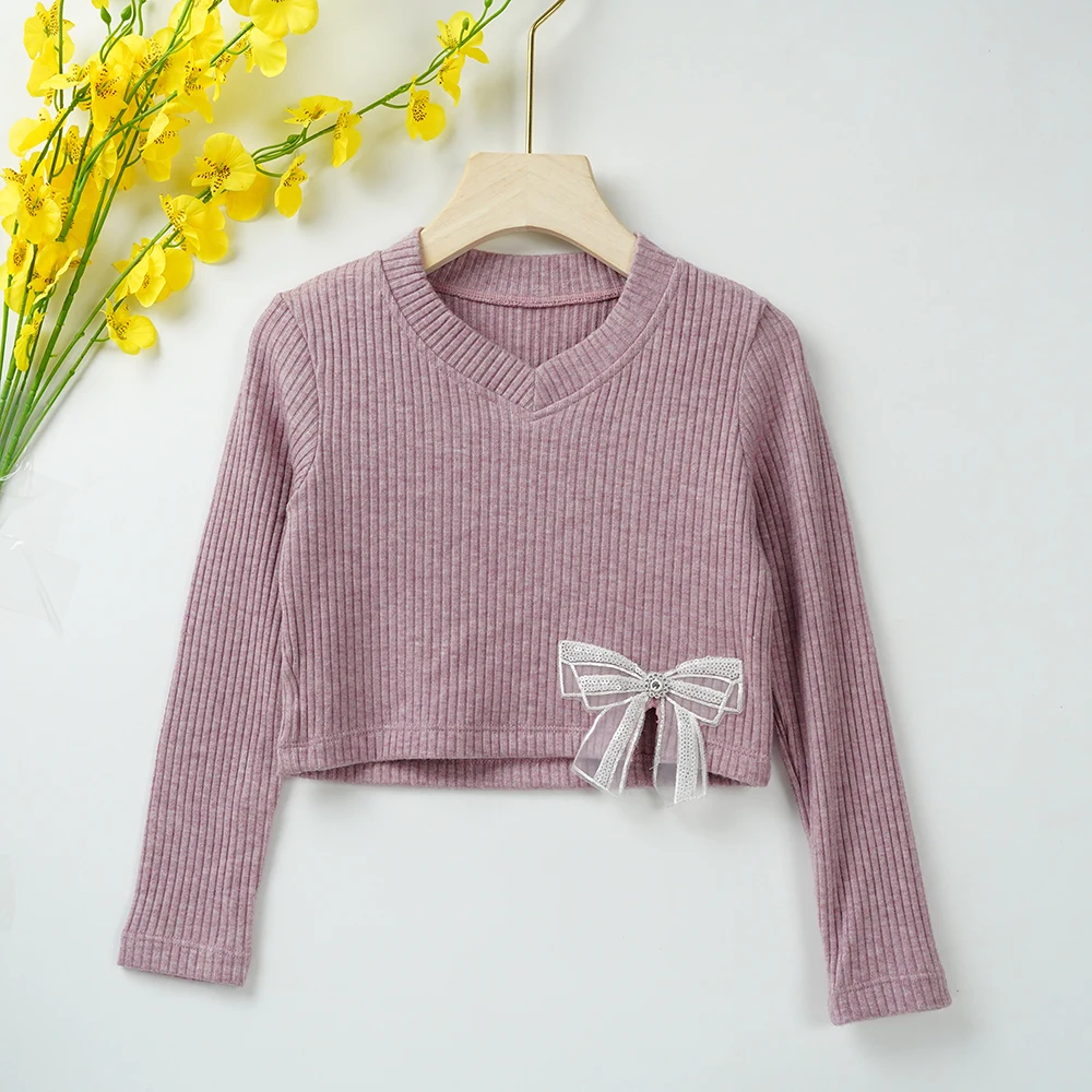 Fashionable pretty new arrivals hot selling dance trainingwear ballet sweater with lace wings for ballerina