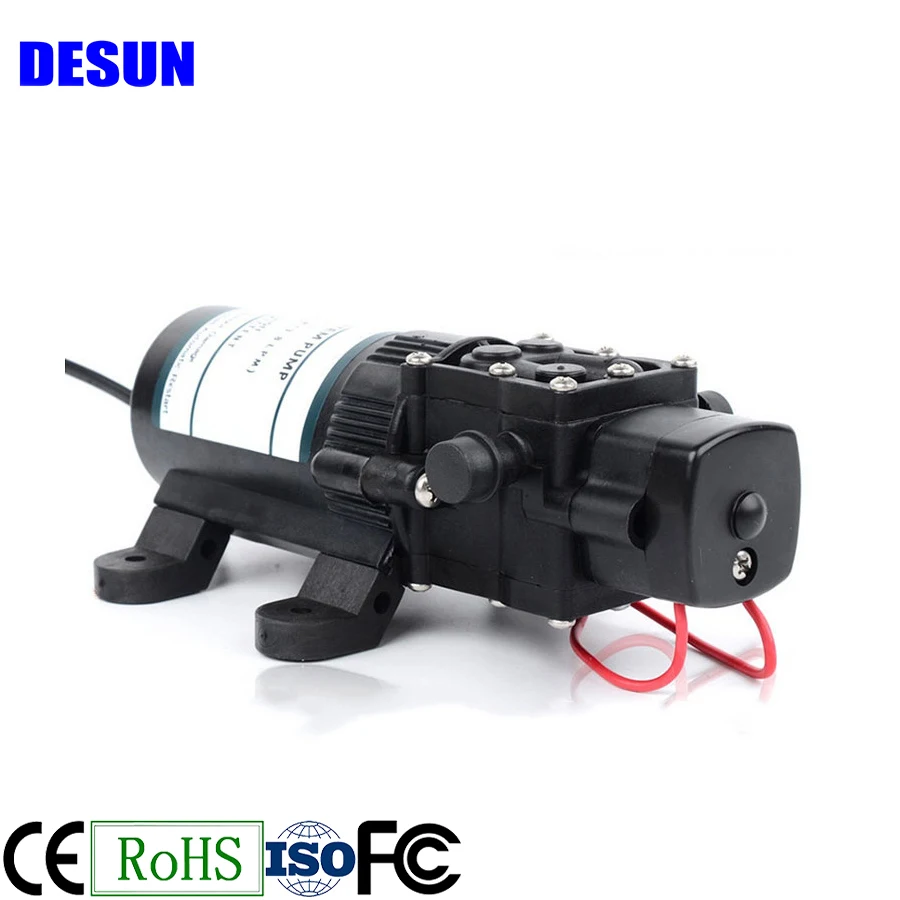 High Pressure 12V 24V DC Small Self Priming  Diaphragm Water Pump