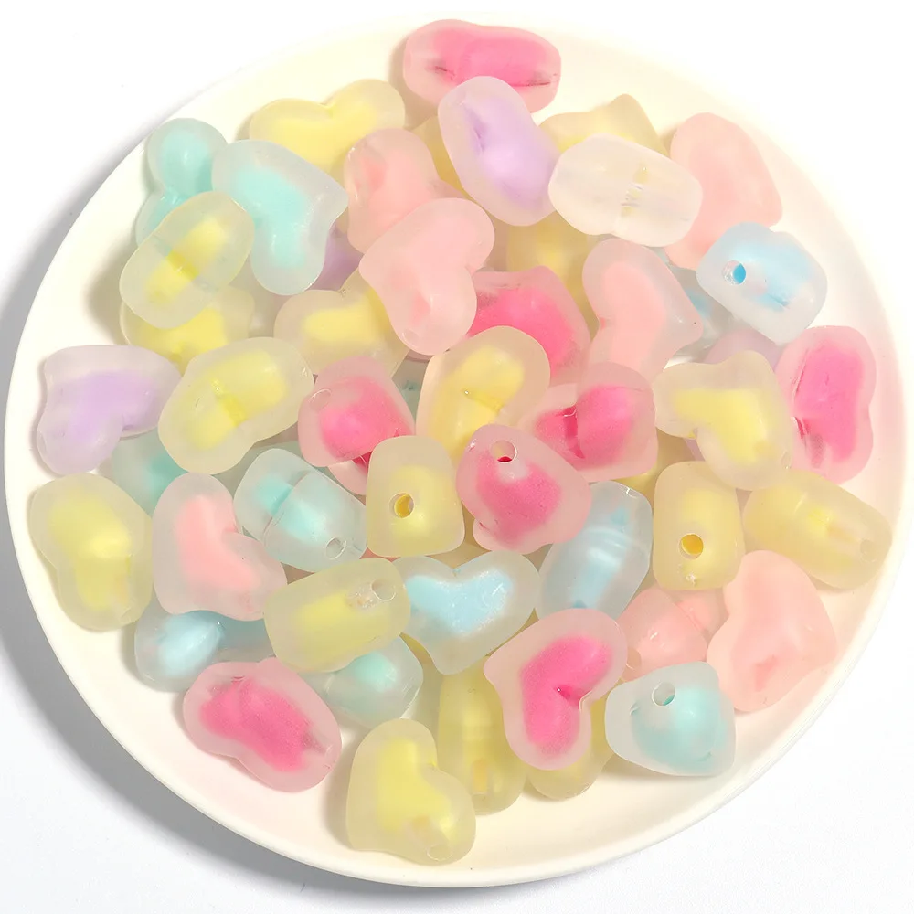 Acrylic Beads 10mm Wholesale Loose Candy love Five Pointed Star Acrylic Plastic Lucite Beads for Jewelry Making