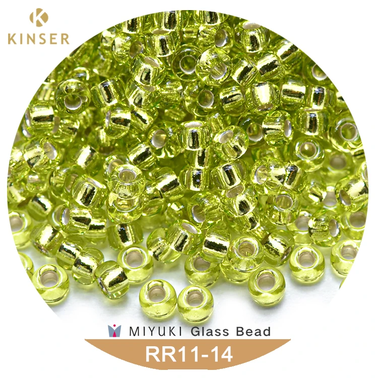 Miyuki Round Rocailles 11/0 Beads 2 mm [21Color Silver-Lined 1 ]10g pack