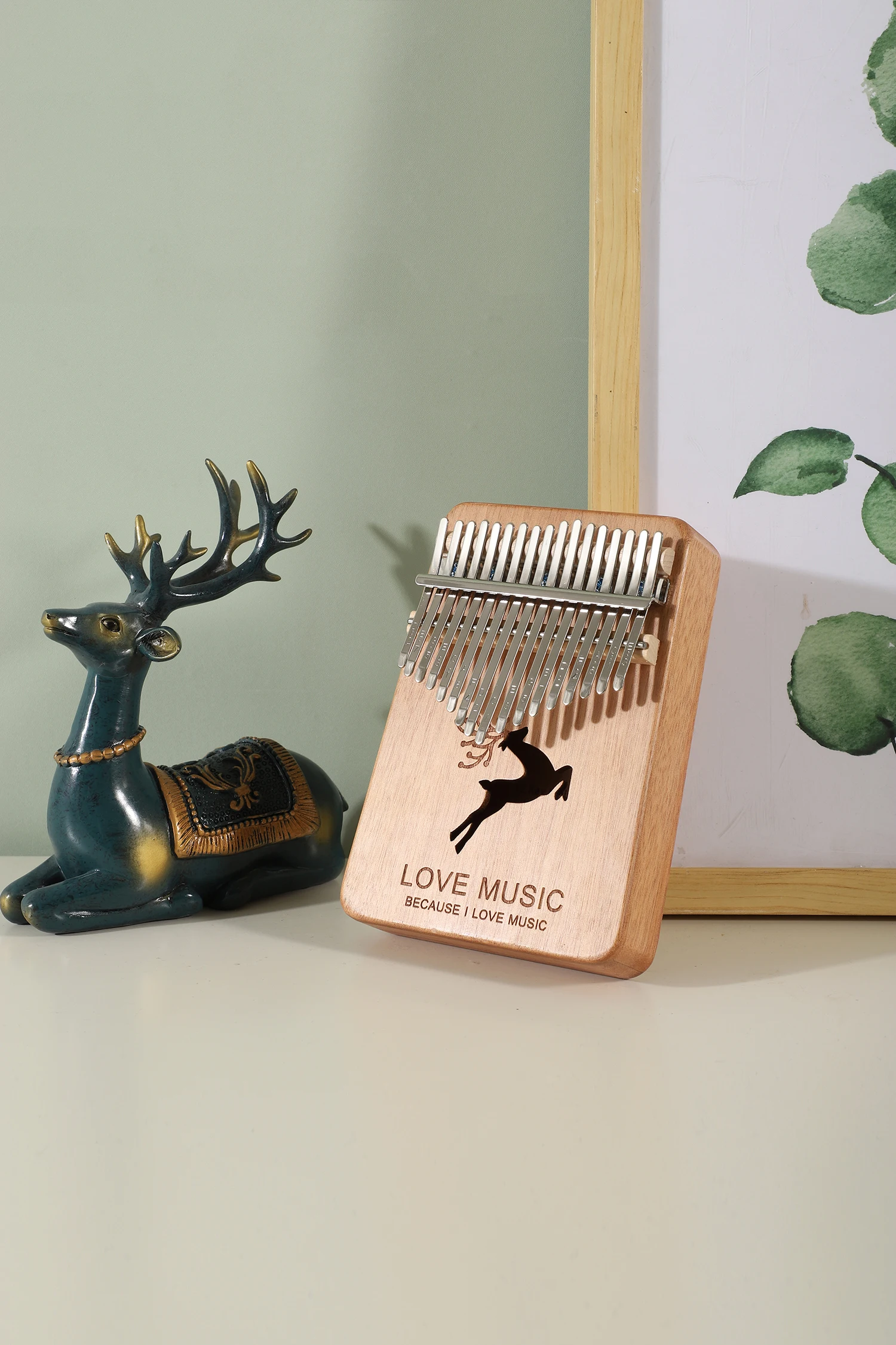 Лидер продаж Деревянное пианино kalimba для начинающих 17 клавиш