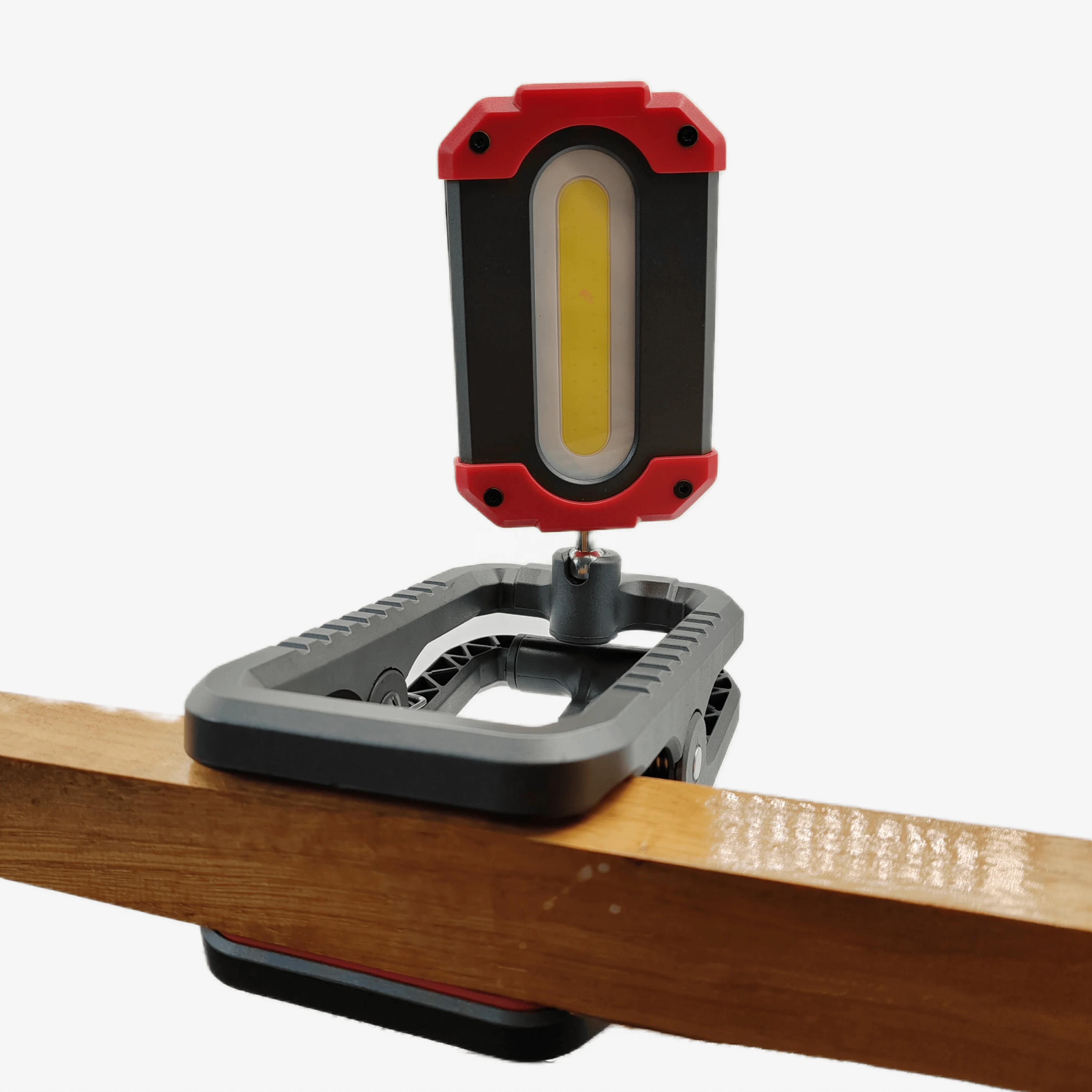 Multi-Function Ultra-Bright LED Work Light with Adjustable Clamp and Power Bank