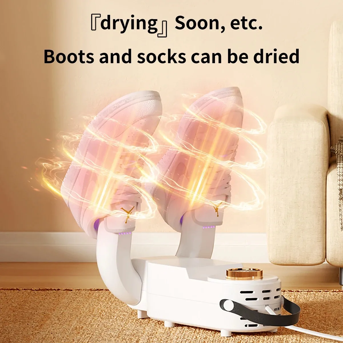 Multi-functional mini quick warm air shoe drying portable electric clothes dryer hanger dryer sock dryer