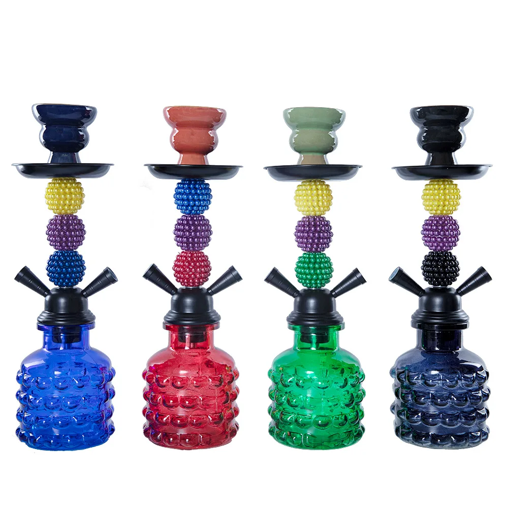 Cheap Wholesale Glass Hubbly Shesha Portable Hookahs Flavor Shisha Hookah Set With Accessories