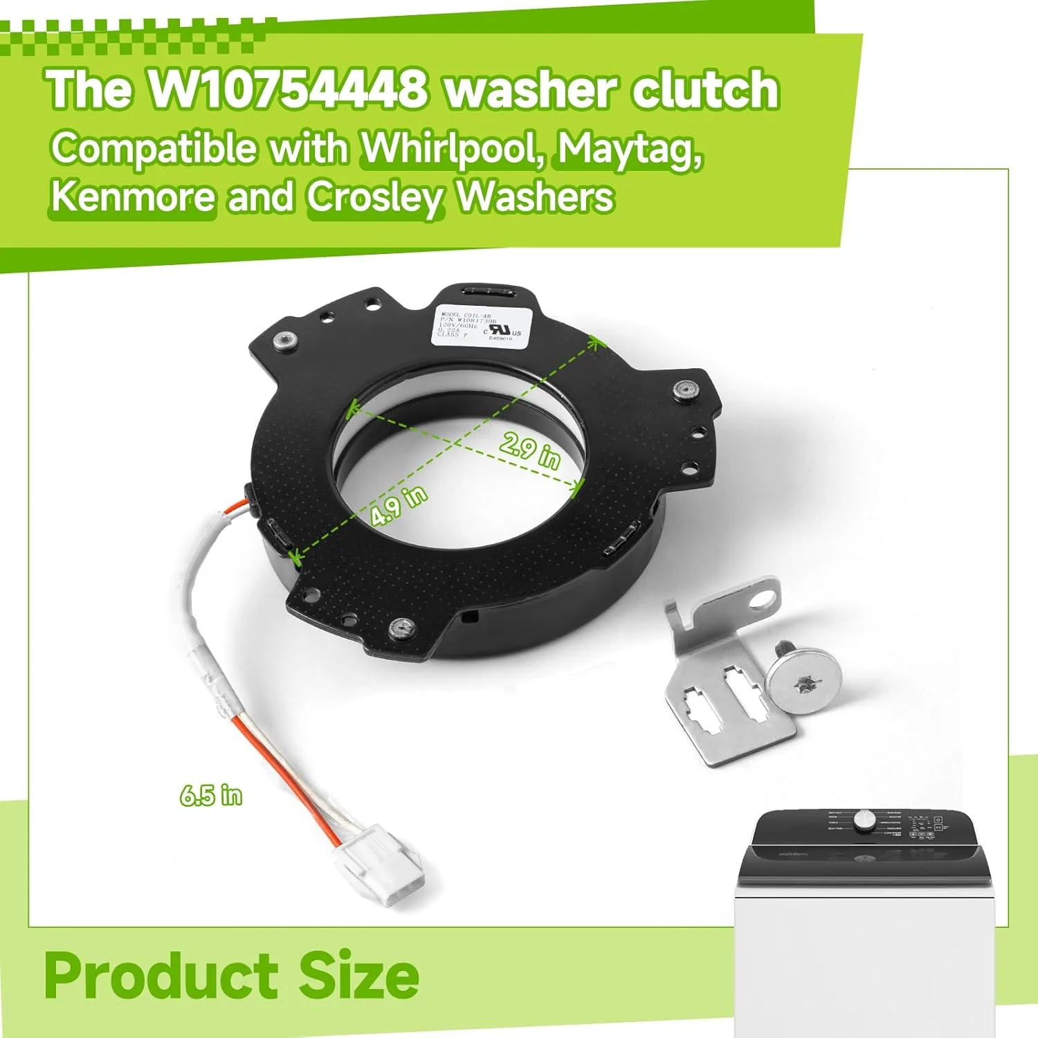 W10754448 Washer Clutch Replacement Part W10447973 W10817398
