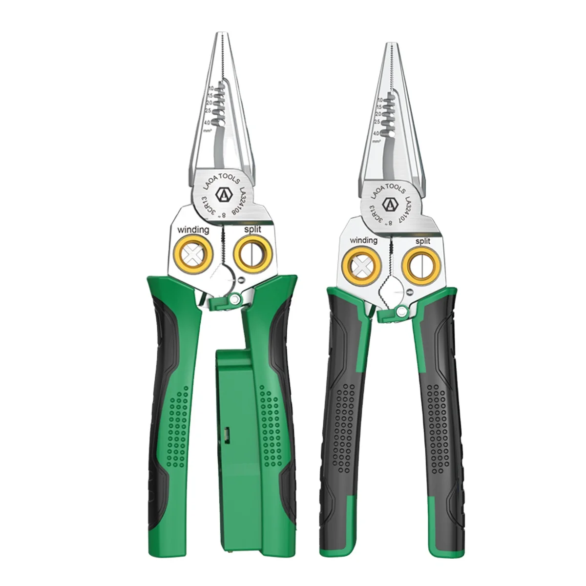 Wholesale 8-in-1 Stainless Steel Wire Stripping Pliers Anti-skid Multifunctional Wire Stripper with Stylus Electrician Pliers
