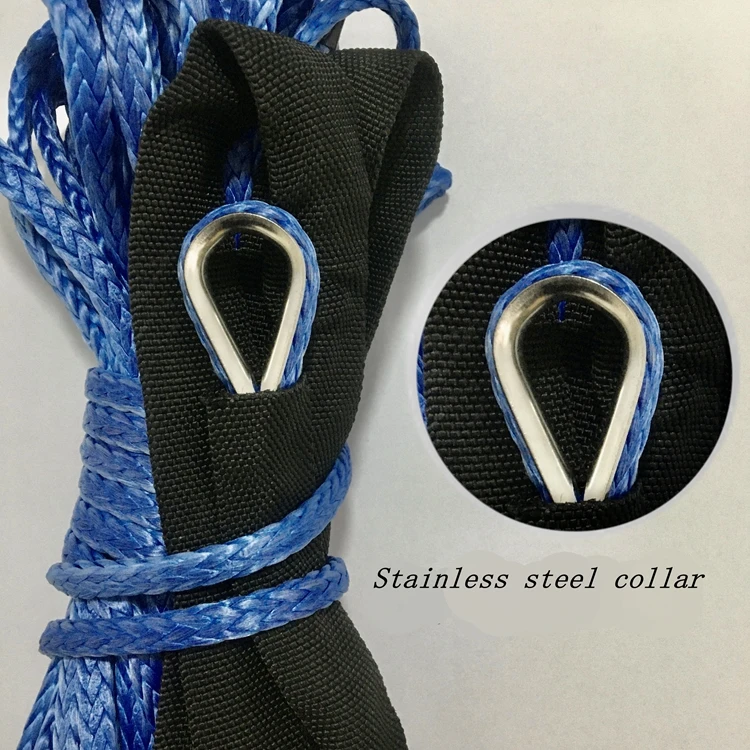 6mm winch rope trailer rope off-road vehicle rescue self-rescue rope bold outdoor durable special polymer