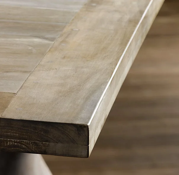 WISEMAX FURNITURE Antique American Design Solid Wood Dining Table Living Room Dining Room Light Luxury Tables